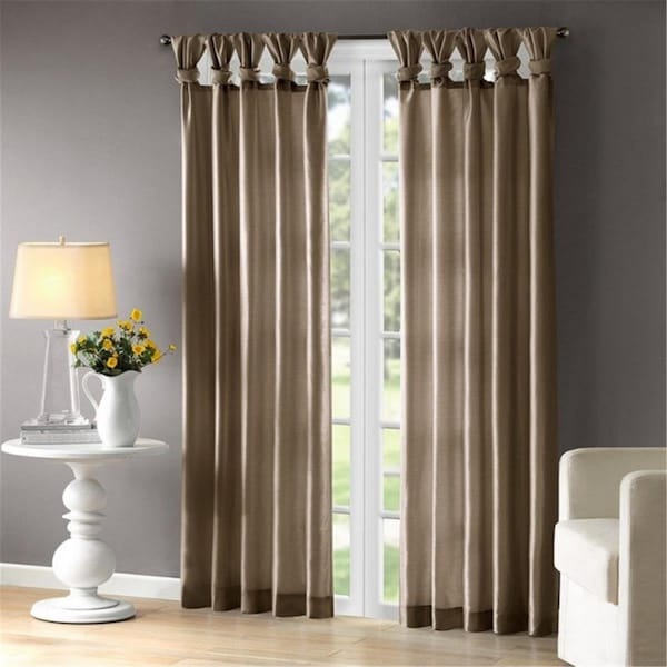 Madison Park Emilia Window Curtain, Taupe WIN40-122 - main